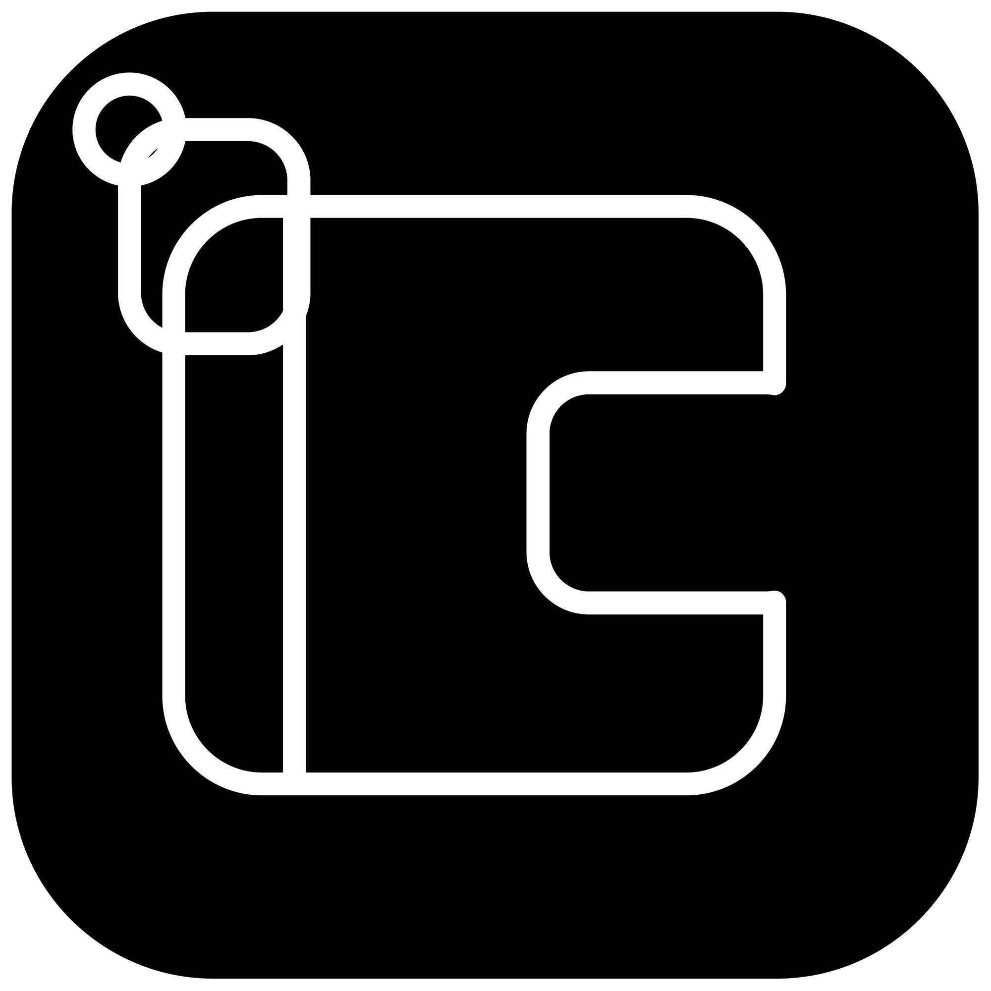 Vector file format icon